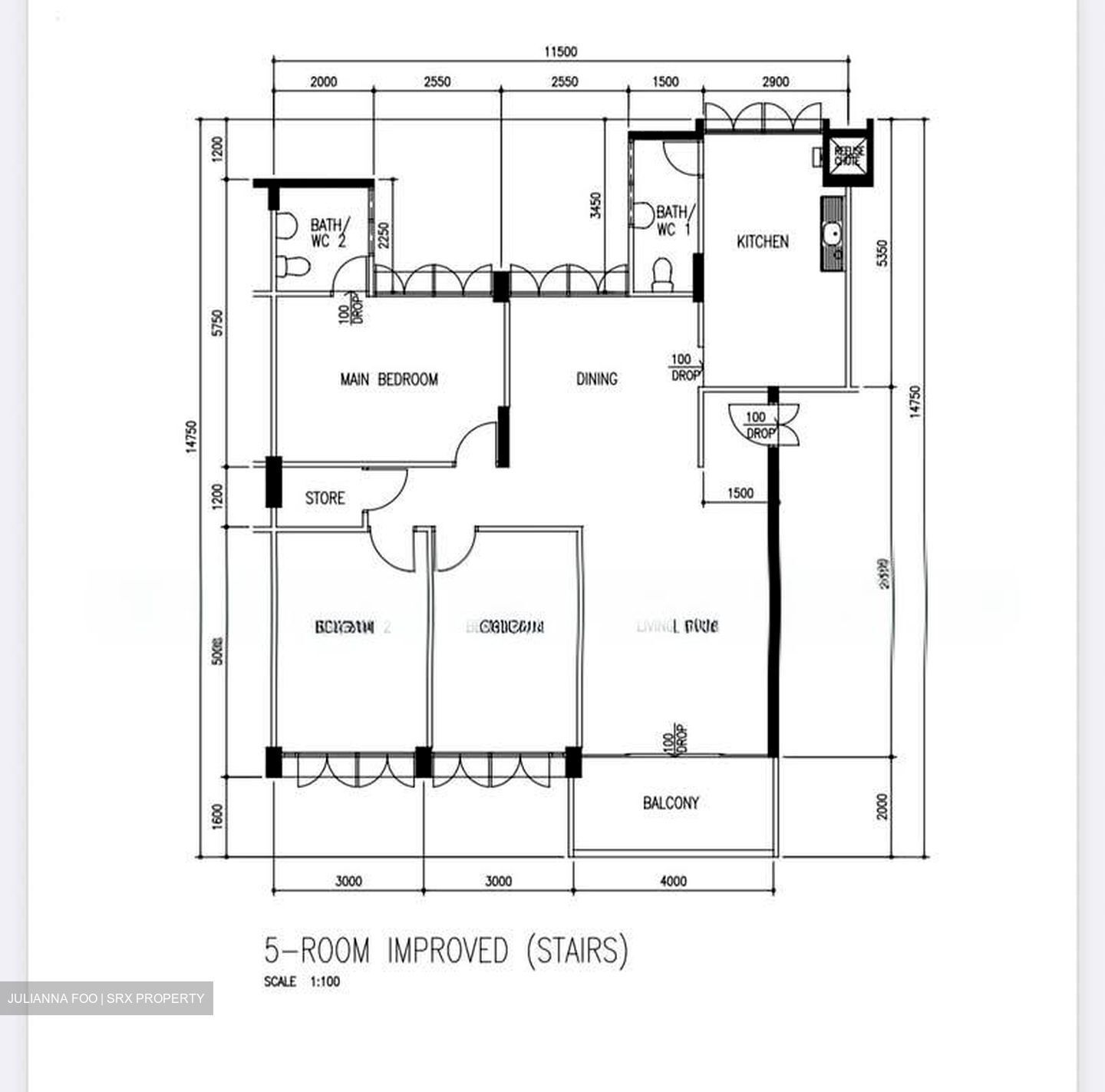 Blk 310 Serangoon Avenue 2 (Serangoon), HDB 5 Rooms #535125281
